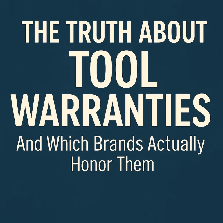Tool warranties guide – what to look for, avoid, and how to register
