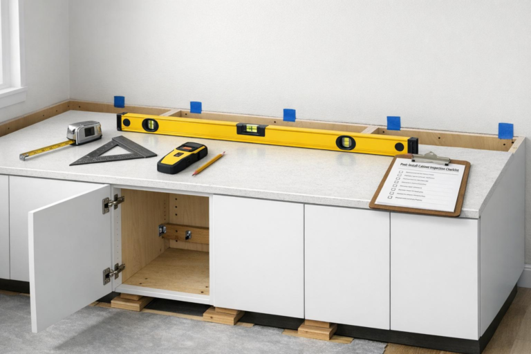 Post-Install Cabinet Inspection Checklist