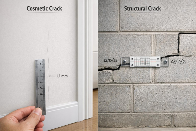 Wall Cracks: Cosmetic vs. Structural