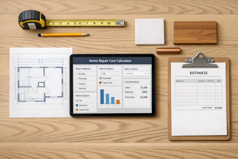 Home Repair Cost Calculator